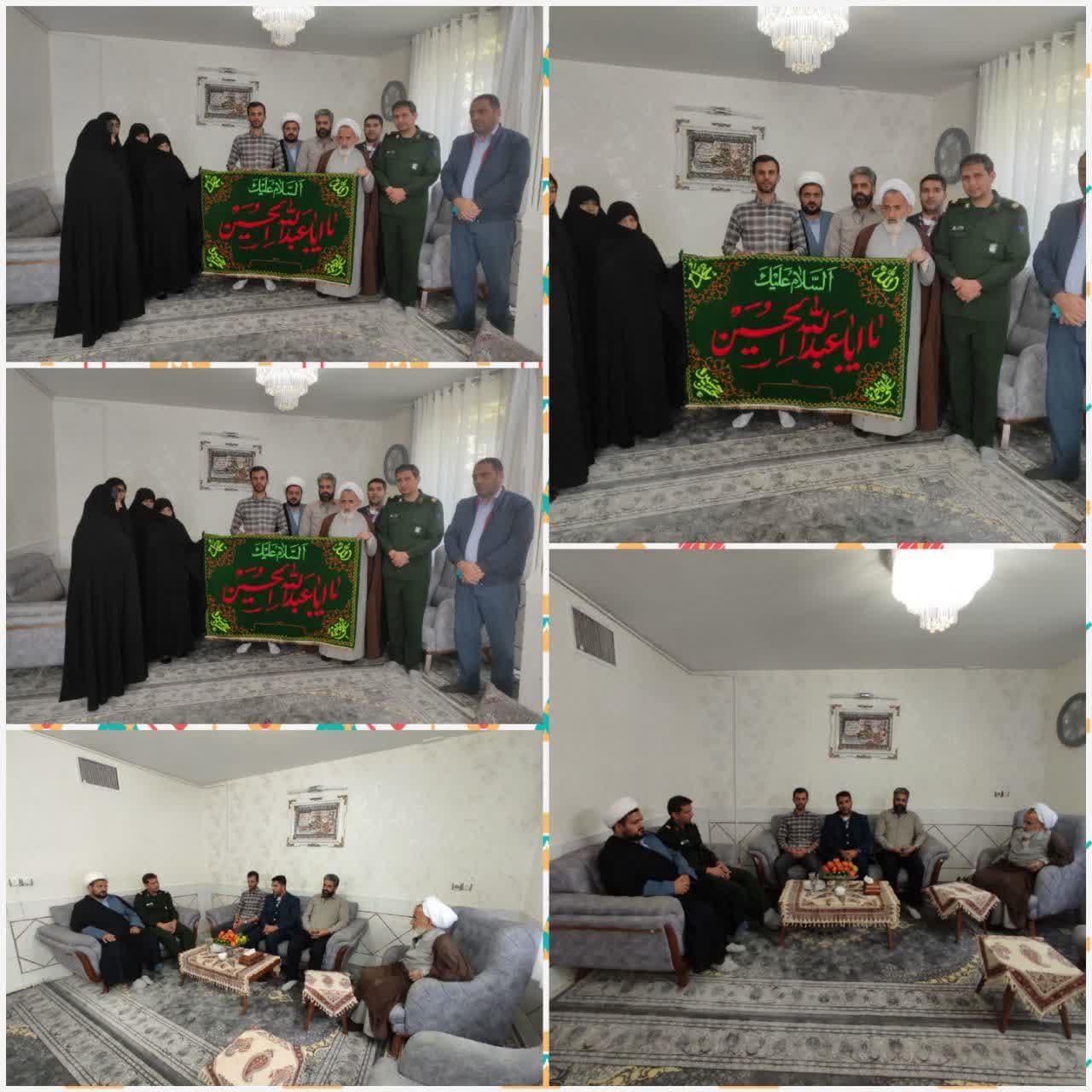 دیدار و تکریم خانواده معظم شهید رضا علی احمدی