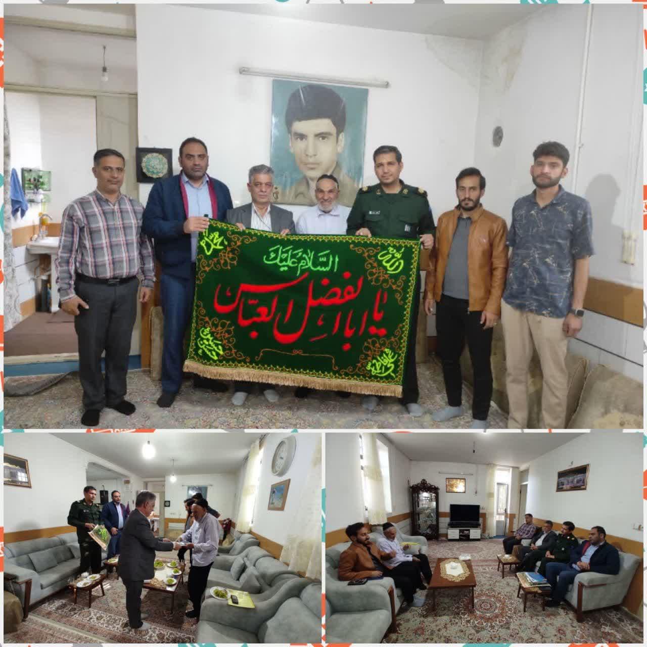 دیدار و تکریم خانواده معظم شهید عزت اله خوب بخت