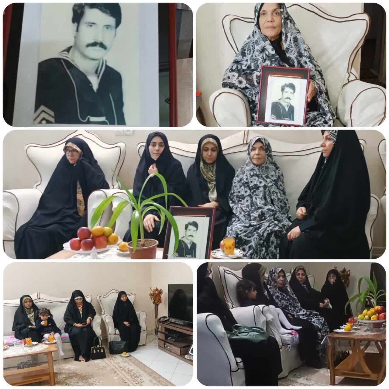 دیدار خانواده شهید