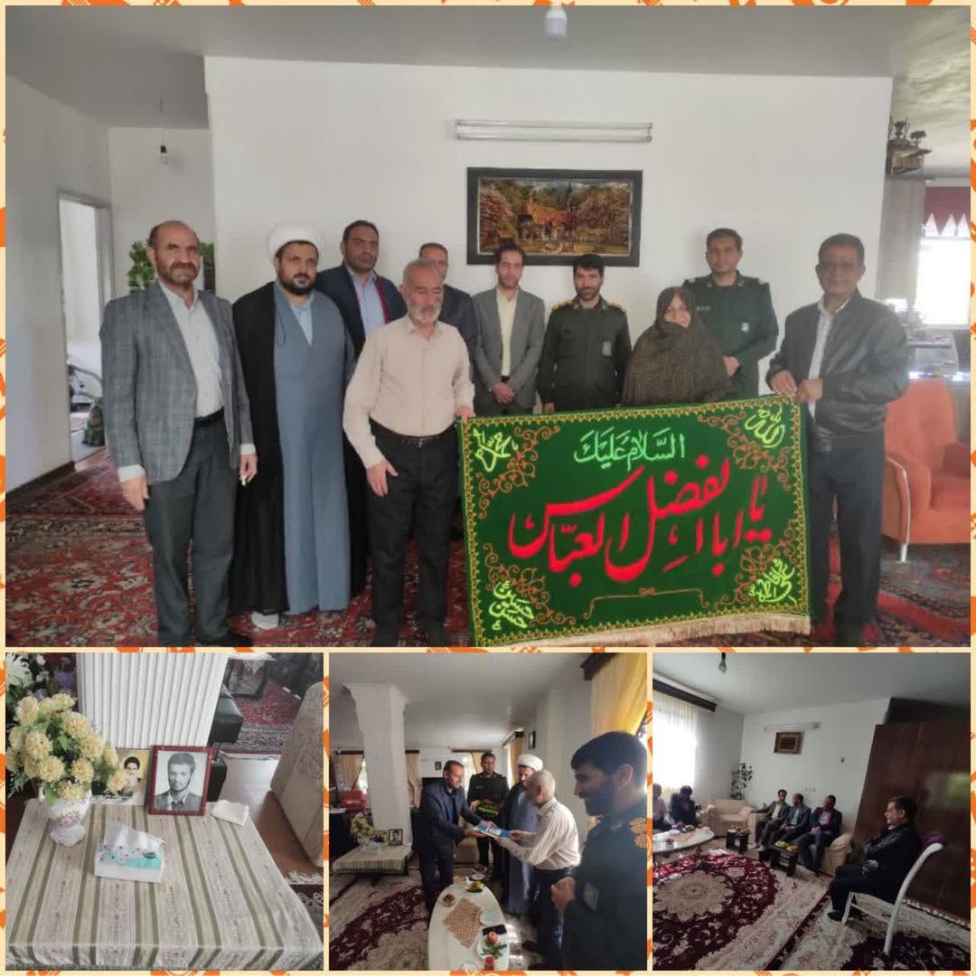 دیدار و تکریم خانواده معظم شهید احسان مقصودی