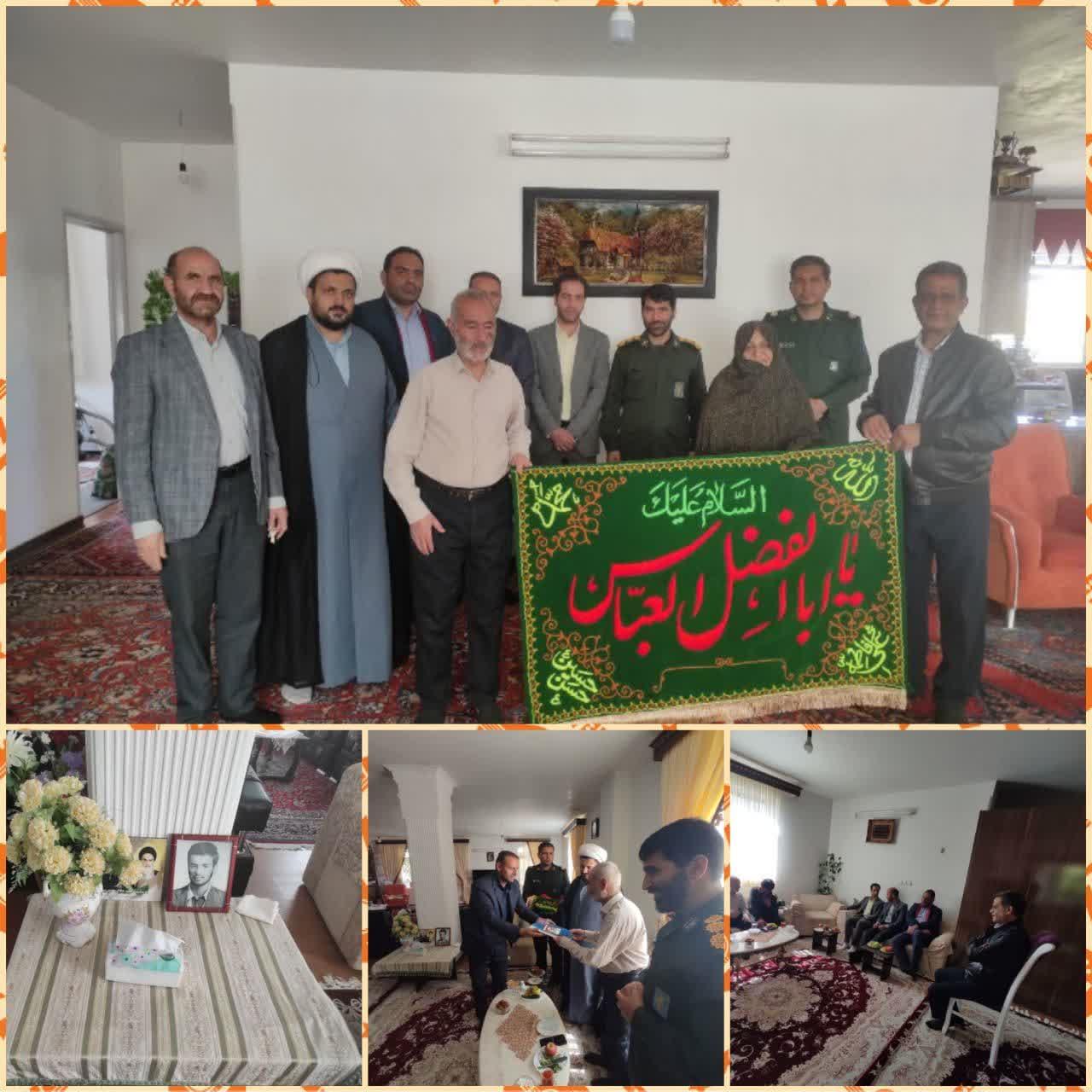 دیدار و تکریم خانواده معظم شهید احسان مقصودی