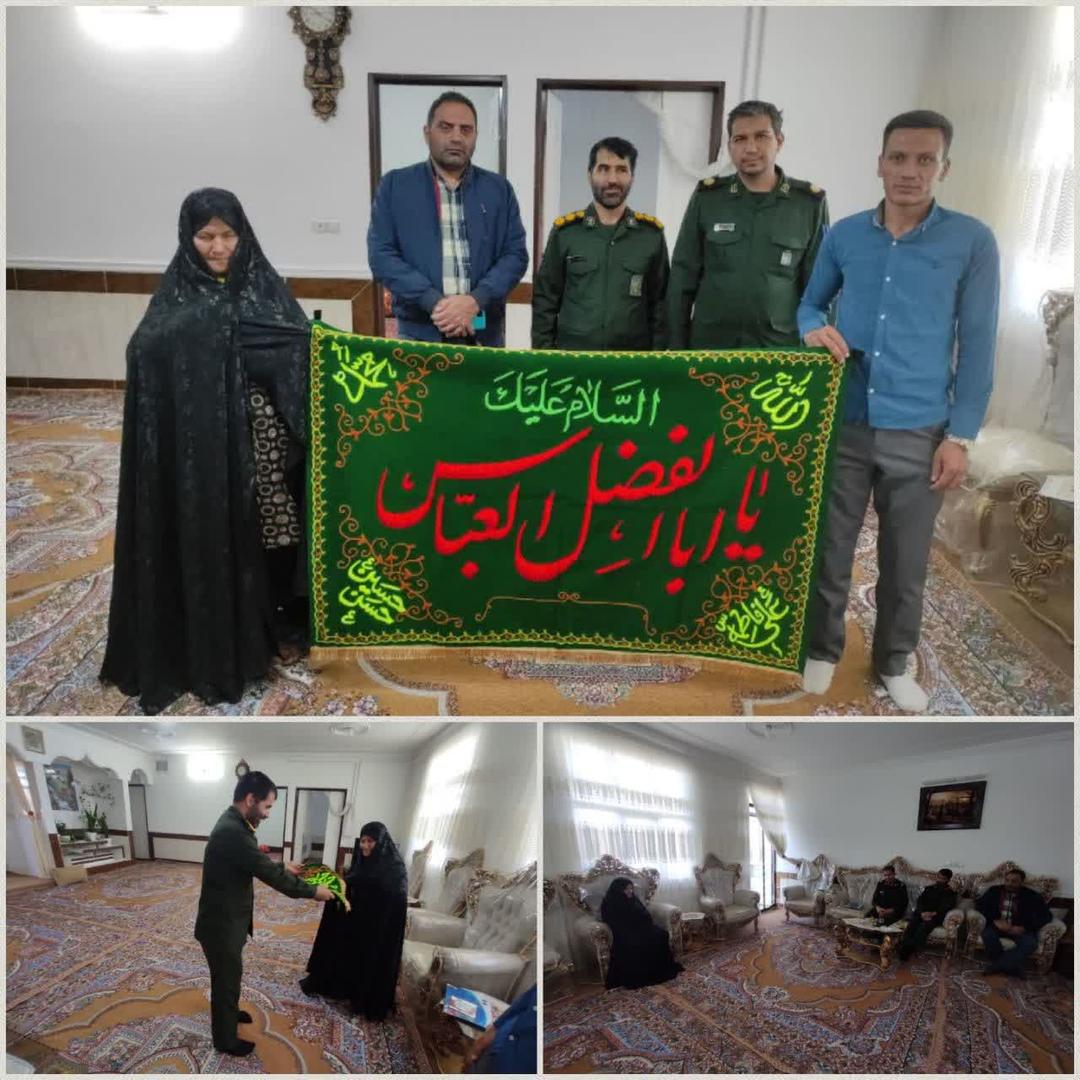 دیدار و تکریم خانواده معظم شهید عباس بیاتی