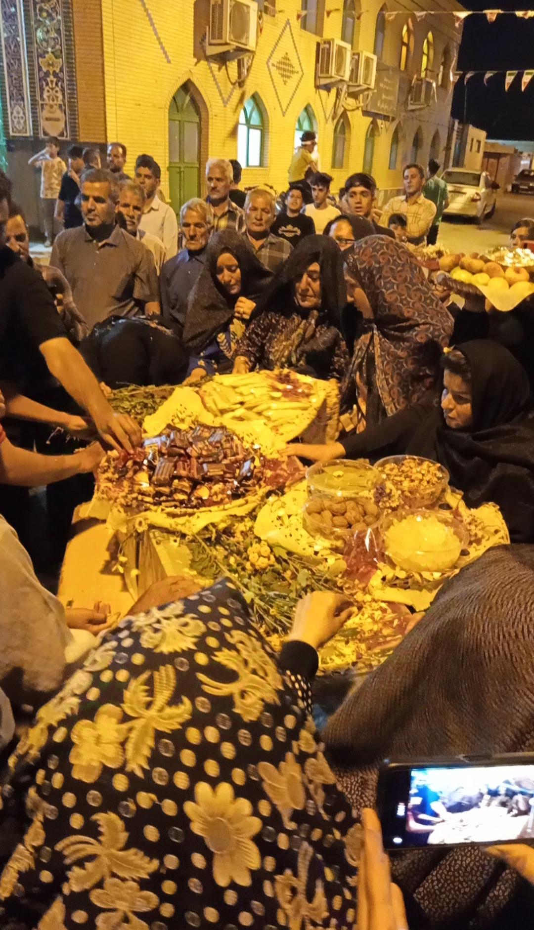 تشیع پیکر حسن شم آقایی ده آبادی در روستای عباس آباد 