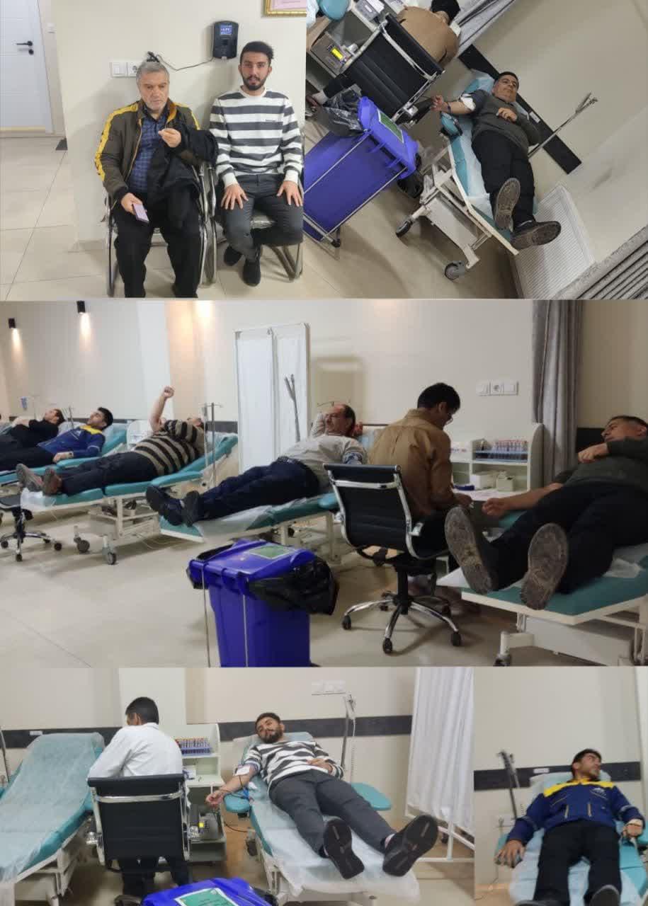 استقبال کارمندان خوانسار از طرح اهدای زندگی 