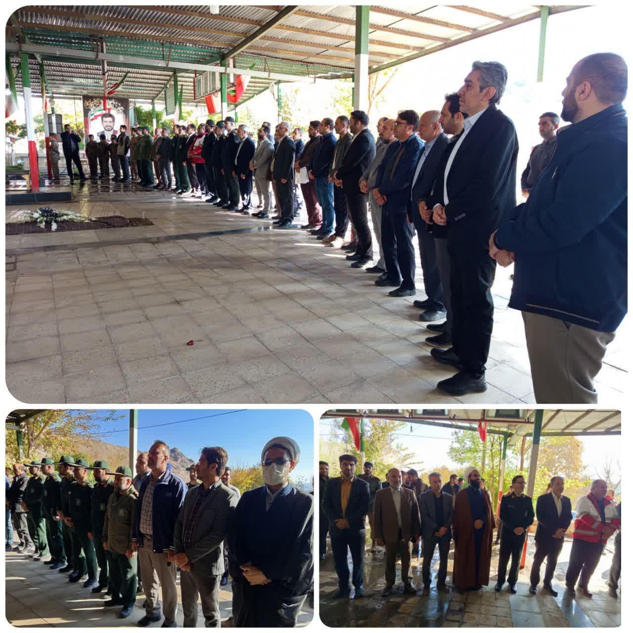 غبارروبی گلزار شهدا نطنز 