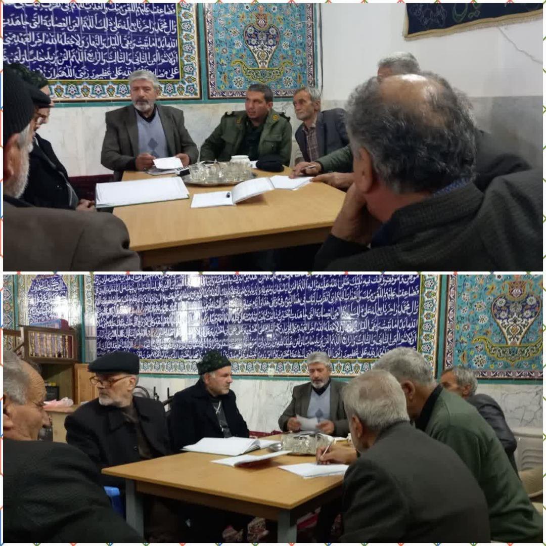 برگزاری جلسه هماهنگی مراسم یادواره شهدای روستای قودجان