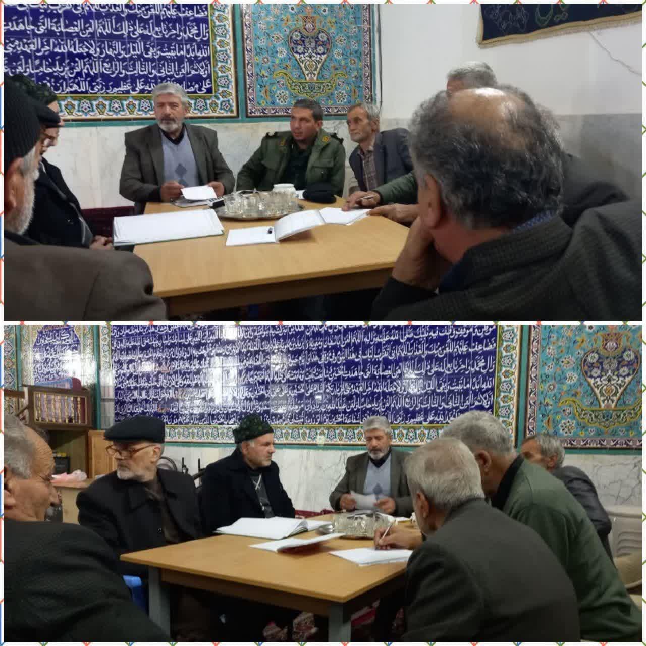 برگزاری جلسه هماهنگی مراسم یادواره شهدای روستای قودجان