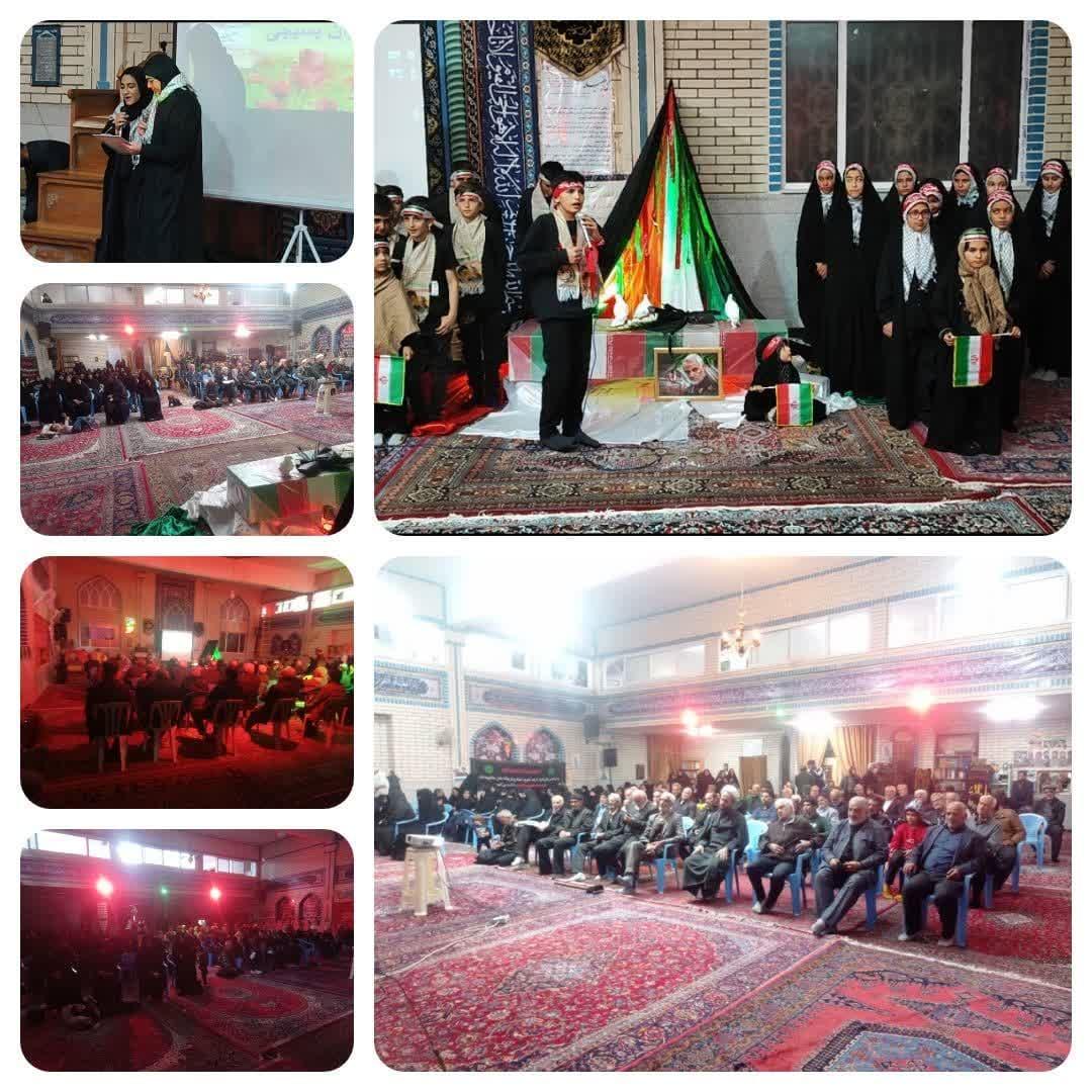 برگزاری یادواره شهدا در روستای تیدجان