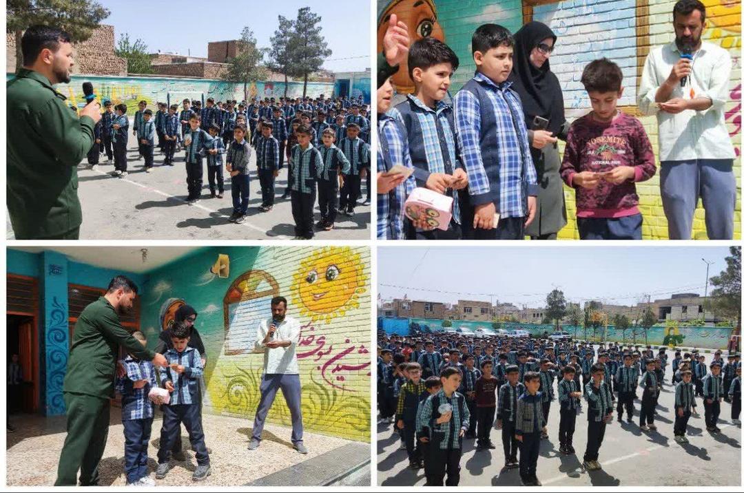 بیش از ۵۰نفر از دانش‌آموزان دبستان نعمتیه عضو بسیج محلات شدند