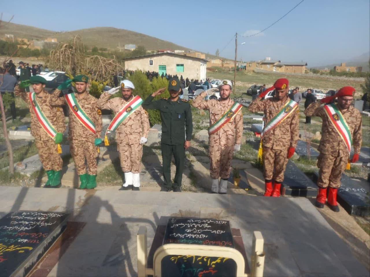 برگزاری مراسم یادبود جانباز شهید محمدابراهیم طارقلی