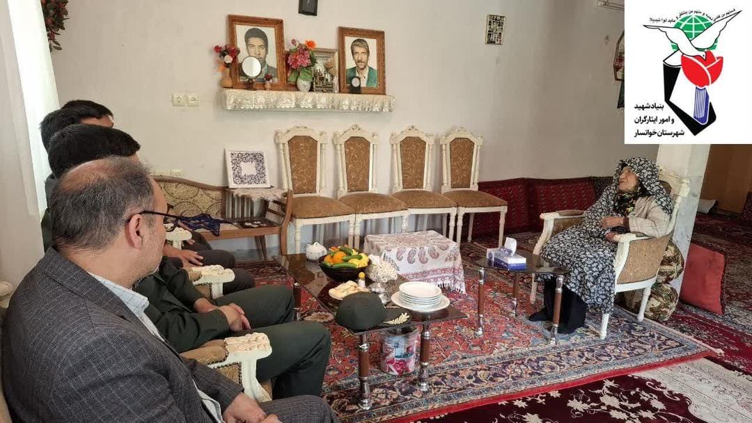 دیدار و تکریم خانواده معظم شهید احمدرضا قیصری 