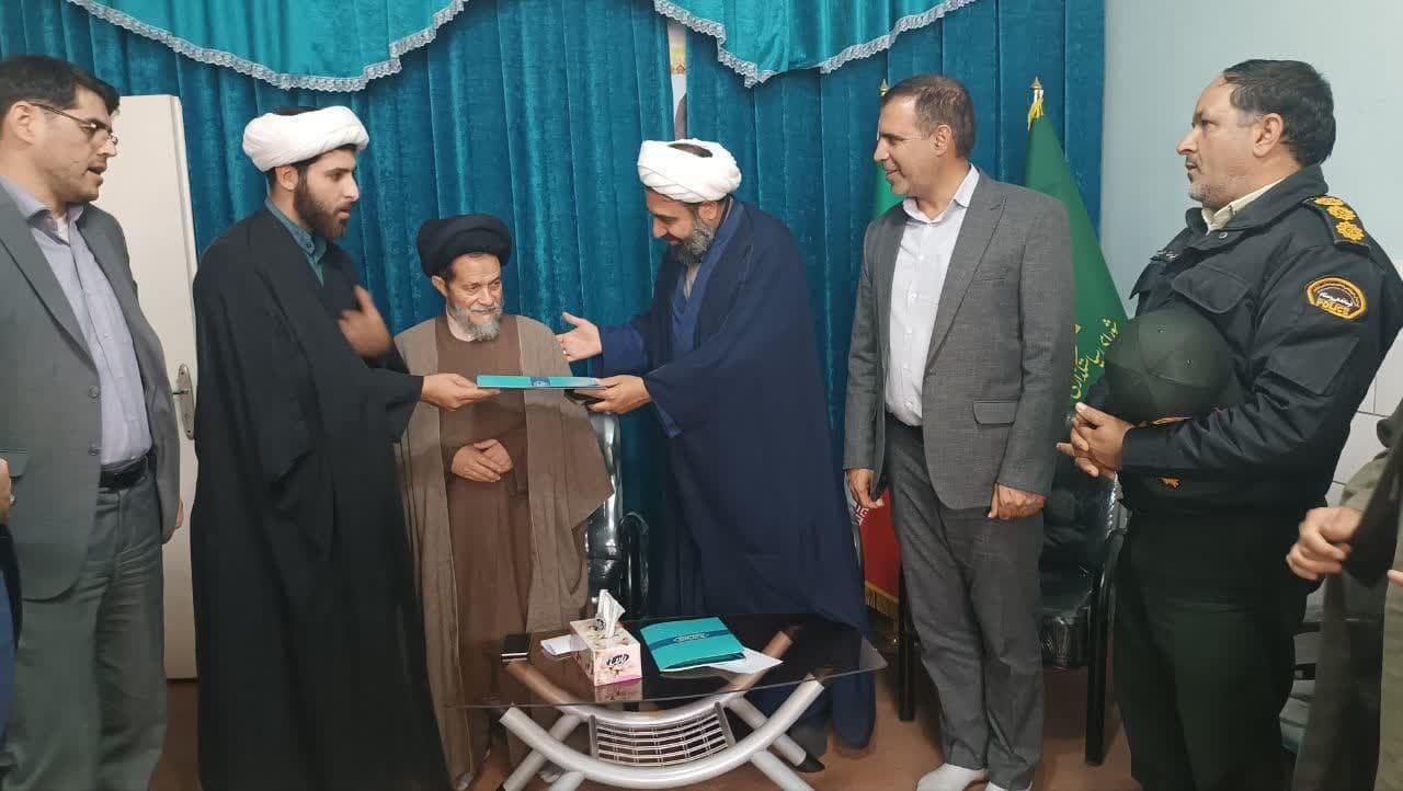 آئین تکریم و معارفه دبیر ستاد امر به معروف و نهی از منکر شهرستان مبارکه