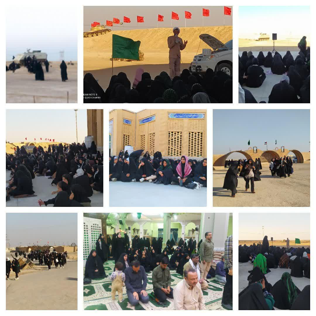 کاروان راهیان نور دختران شهرستان نجف آباد به شلمچه رسید.