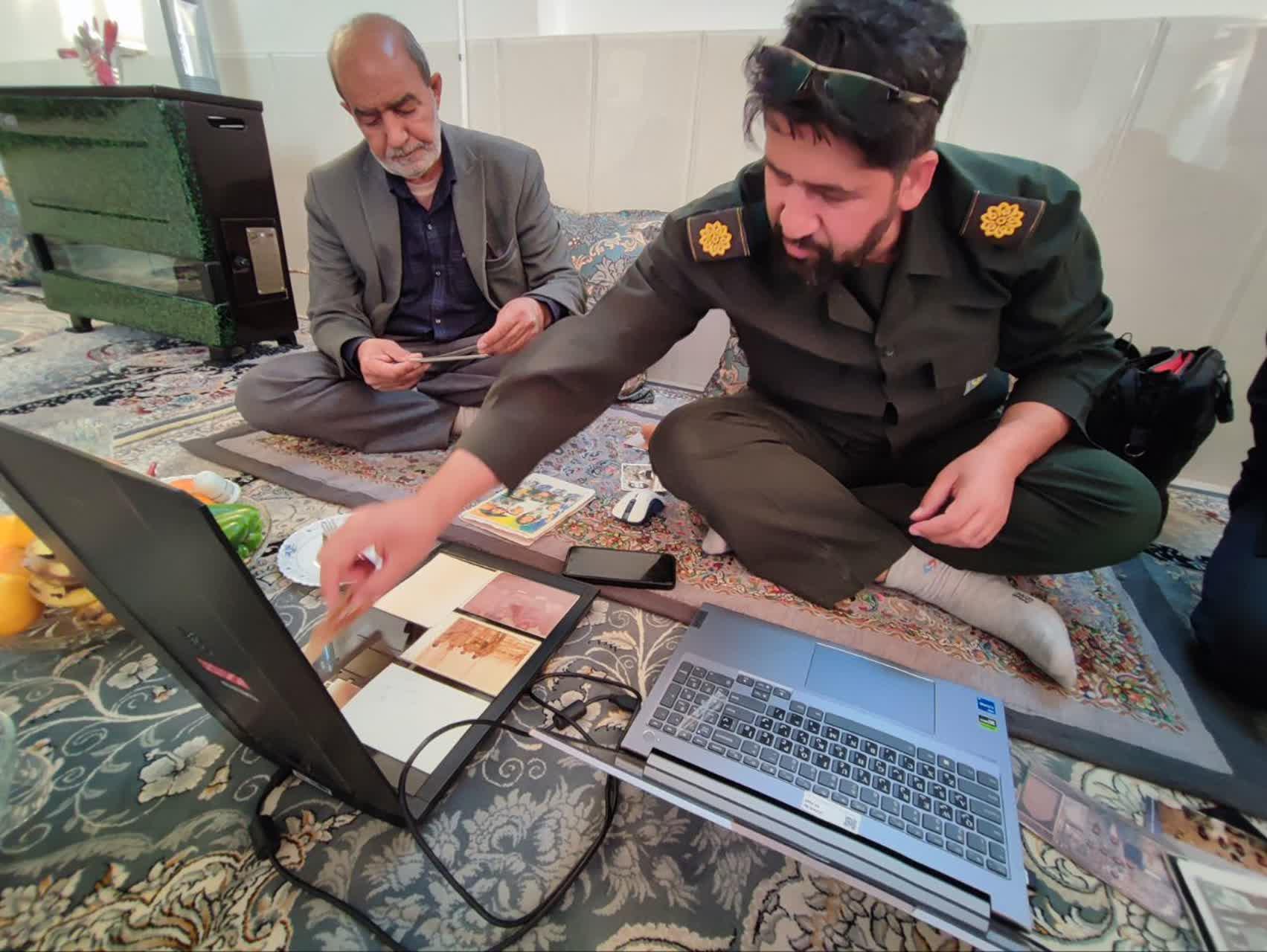 جمع آوری اسناد شهدا در سطح بخش اژیه 