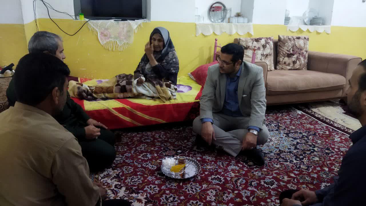 دیدار با مادر شهید غلامرضا گندمانی