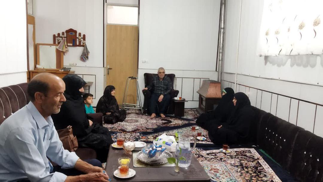 دیدار با جانباز ۶۶درصد اقای حاج ترابعلی قدرتی در روستای شاتور