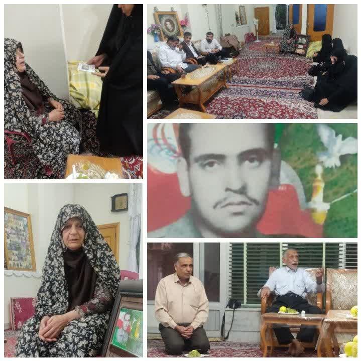 دیدار و تجلیل از خانواده شهید منصور عباسپور